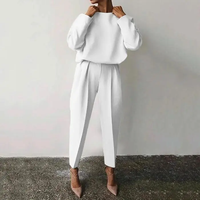 Women Solid Casual Suit Sets