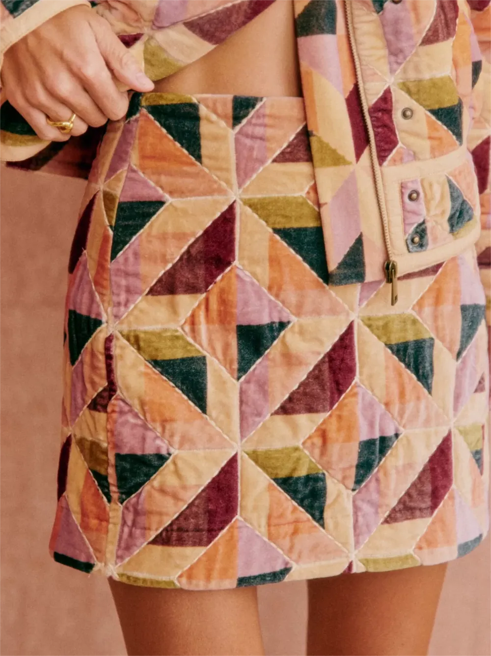 Daily Plants Print Skirt