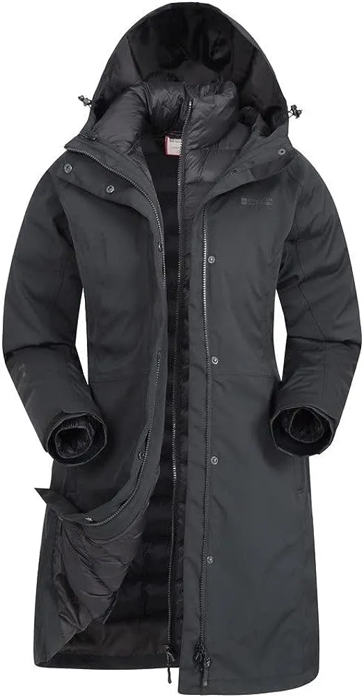 Mountain Warehouse Alaskan Womens Long 3 in 1 Jacket