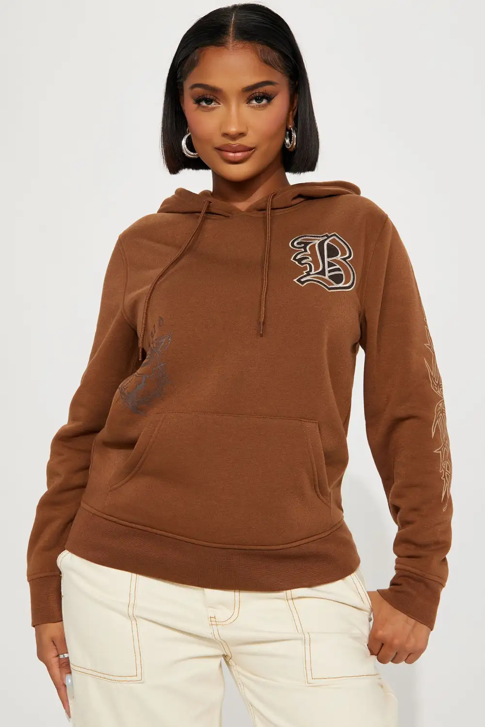 Blessed And Grateful Hoodie - Brown