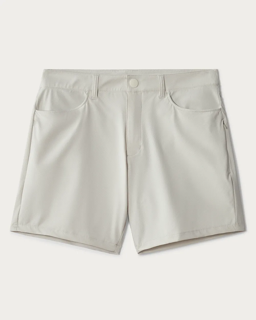 Gray Slim - Fit Men's Shorts