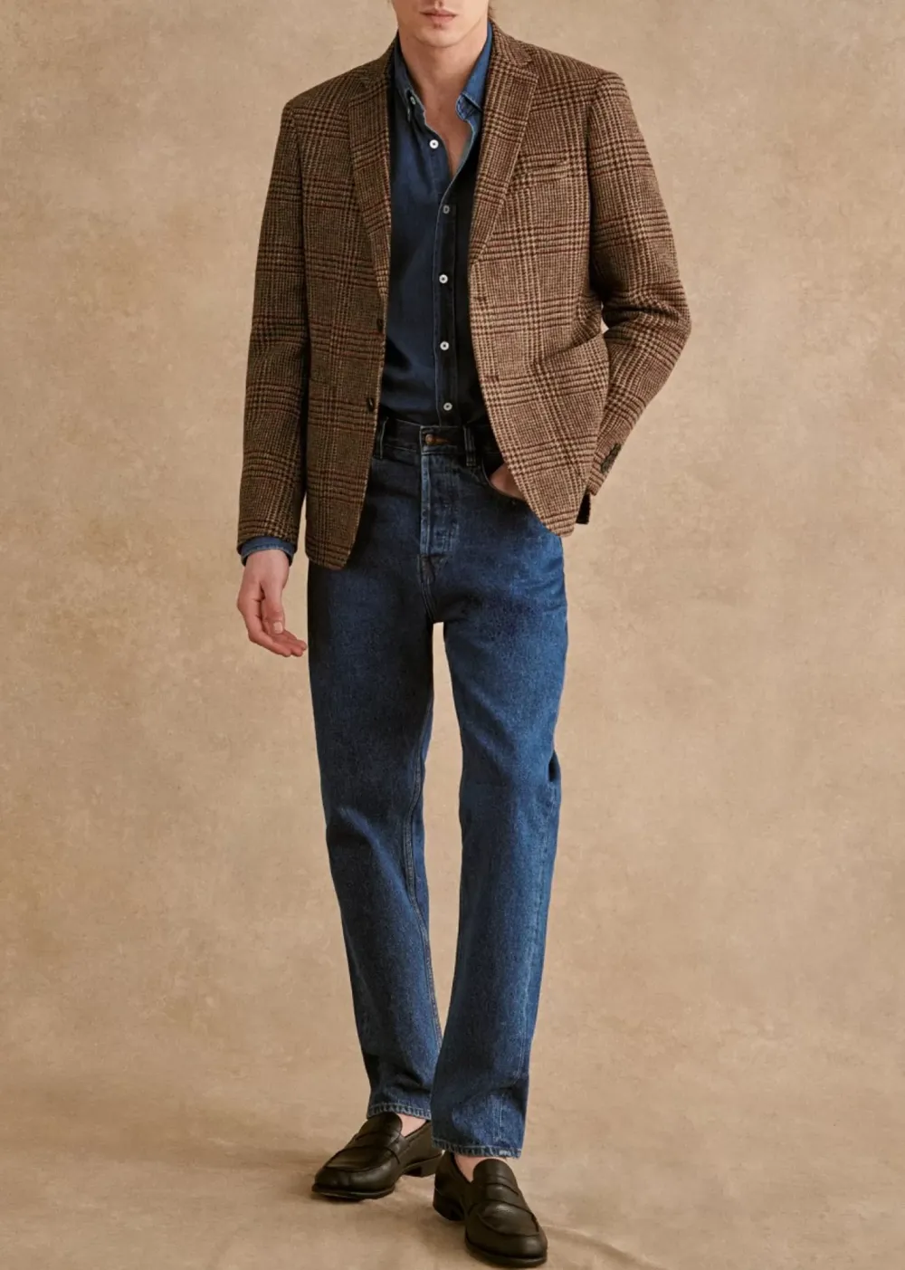 Classic Notched Collar Jacket