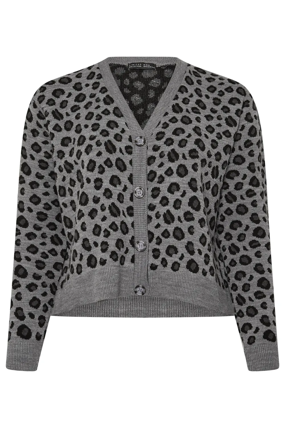 LIMITED COLLECTION Curve Burgundy Red Fairisle Knitted Cardigan