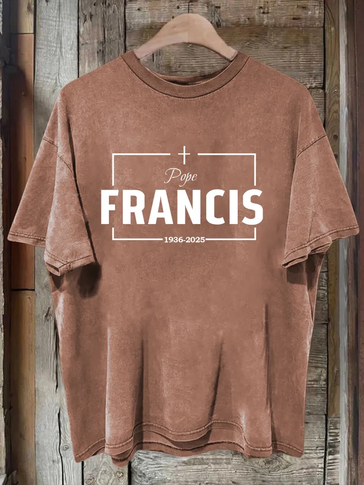 Men's 1936-2025 Print Short Sleeve Round Neck Cotton T-Shirt