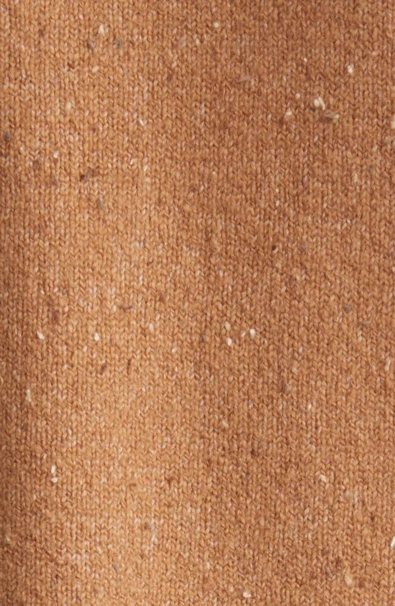 Speckled Pima Cotton Blend Sweater