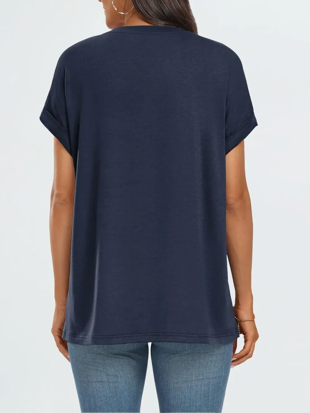 AUTOMET Women Tops Casual Basic T Shirts Loose Fit Crewneck Short Sleeve Summer Outfits