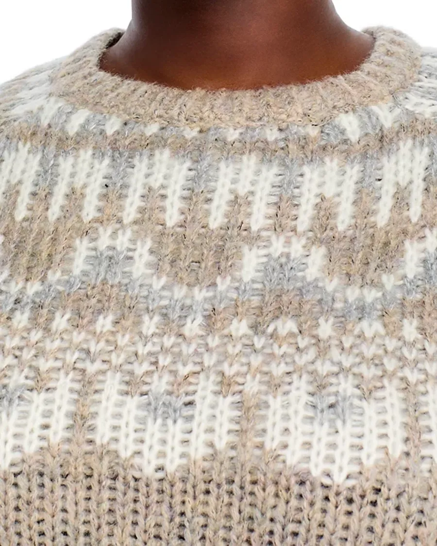 Sandstone Art Graphic Crewneck Sweater