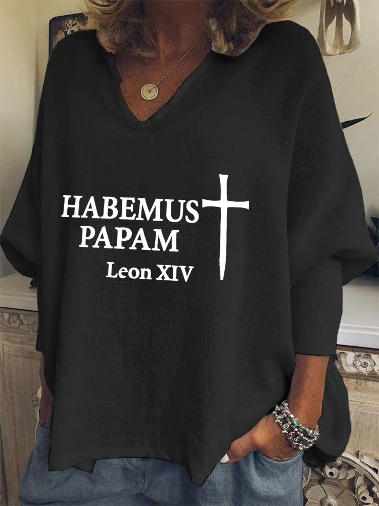 Women's Habemus Papam Leon Xiv Shirt