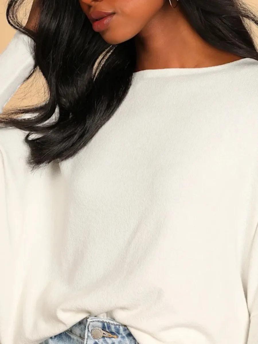 Relaxed Boat Neck Top