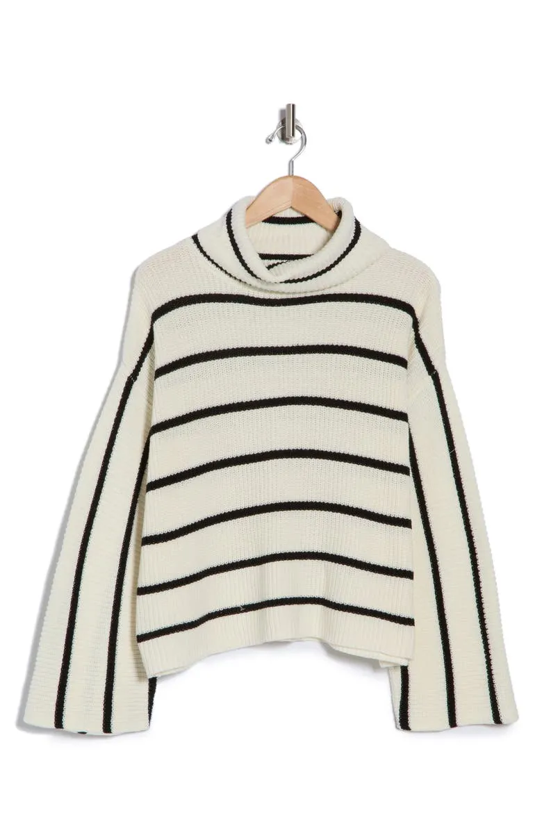 Cropped Turtleneck Sweater