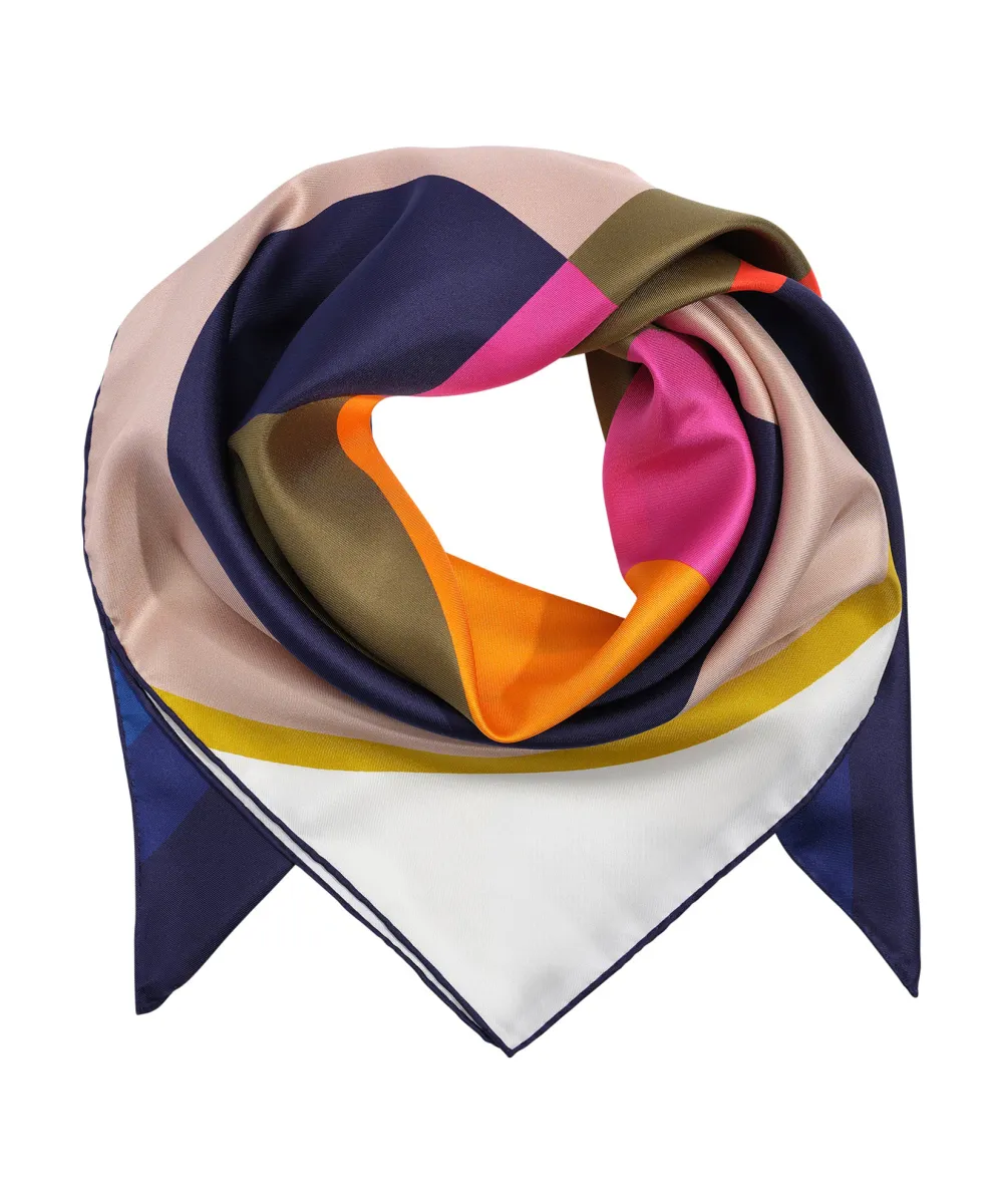 Multicolor  Art Graphic Square Scarf
