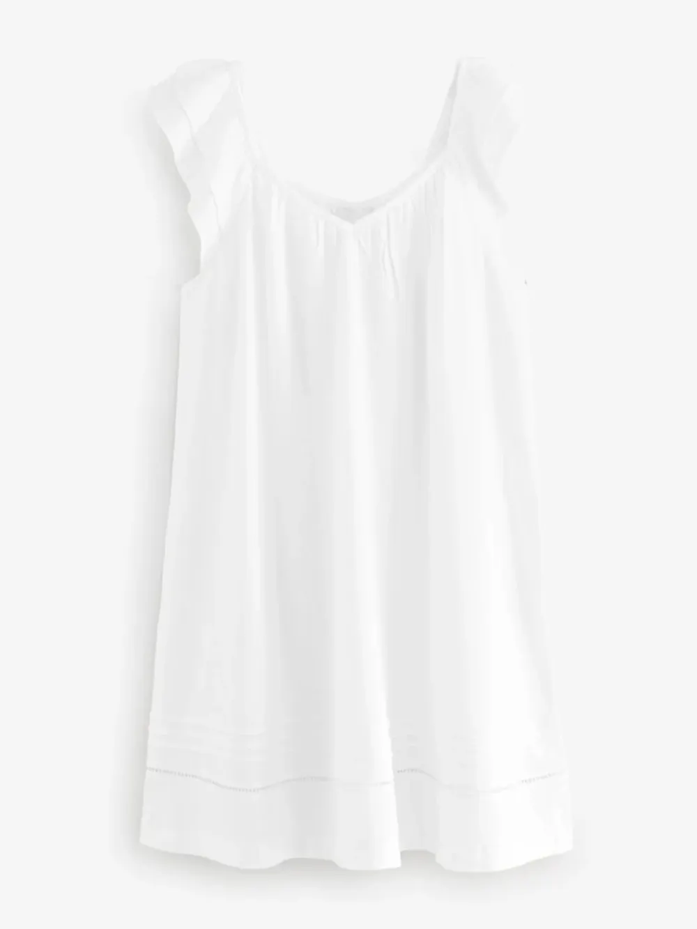 Summer Leisure Loose Blue Floral Print V-Neck Dress