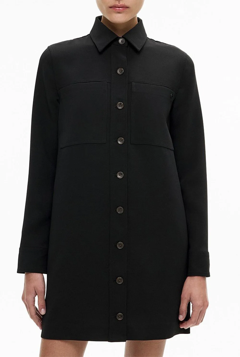 Black Shirt Dress