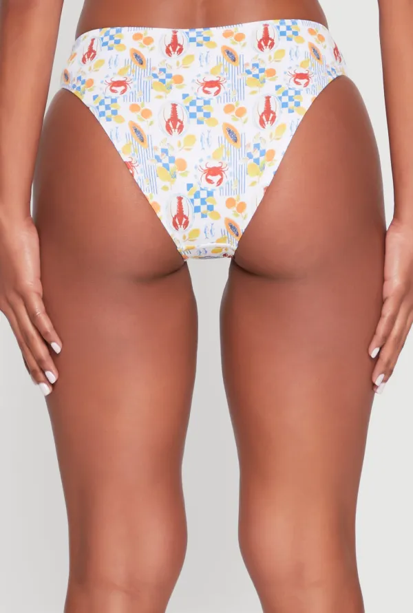 Full Printed Bikini Bottoms