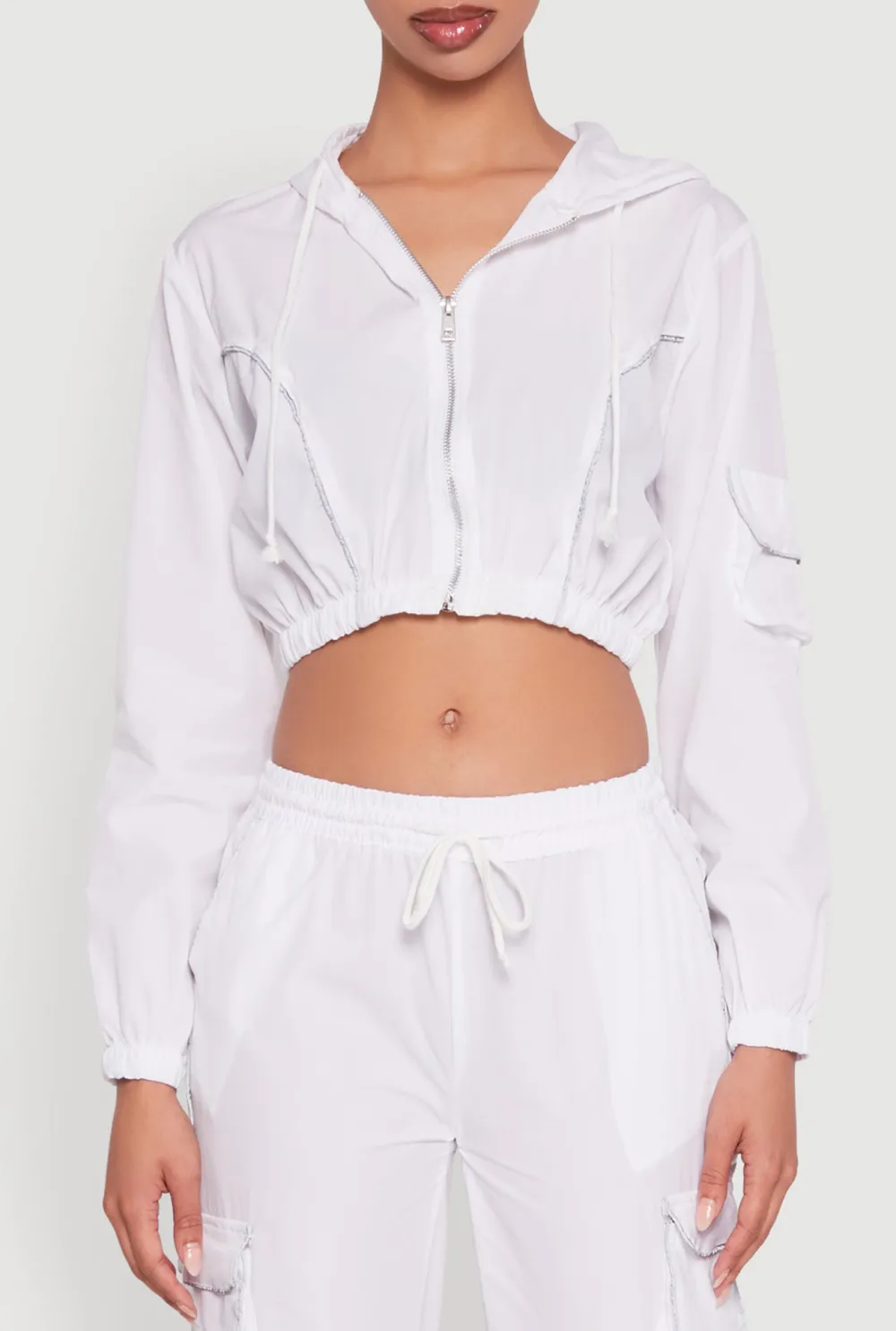 Sports Style Hooded Jacket