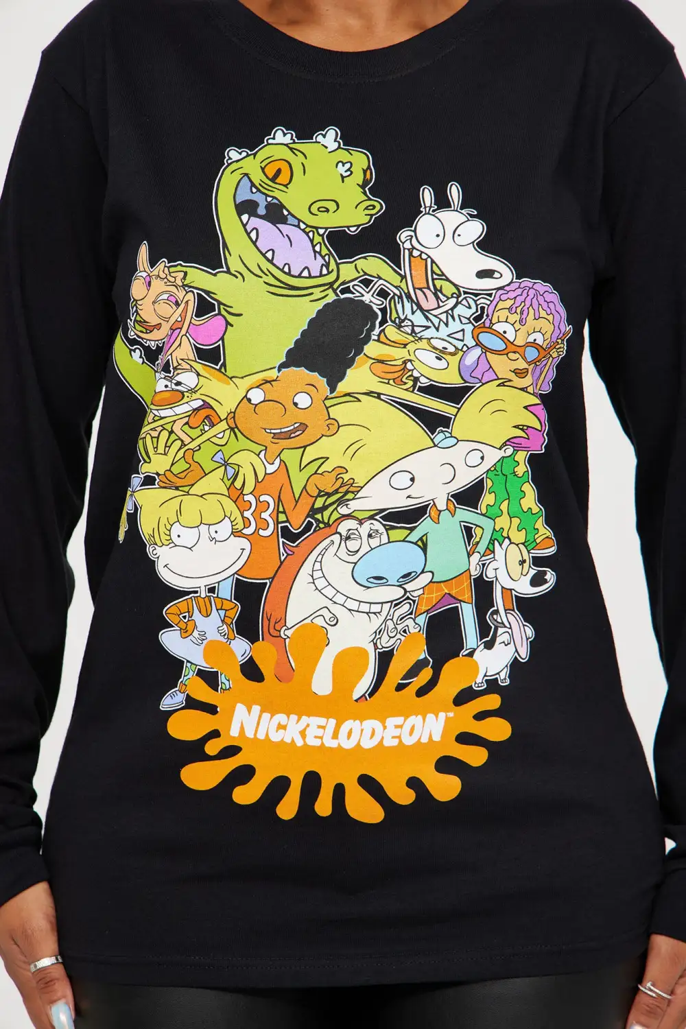 My Childhood Long Sleeve Tee - Black