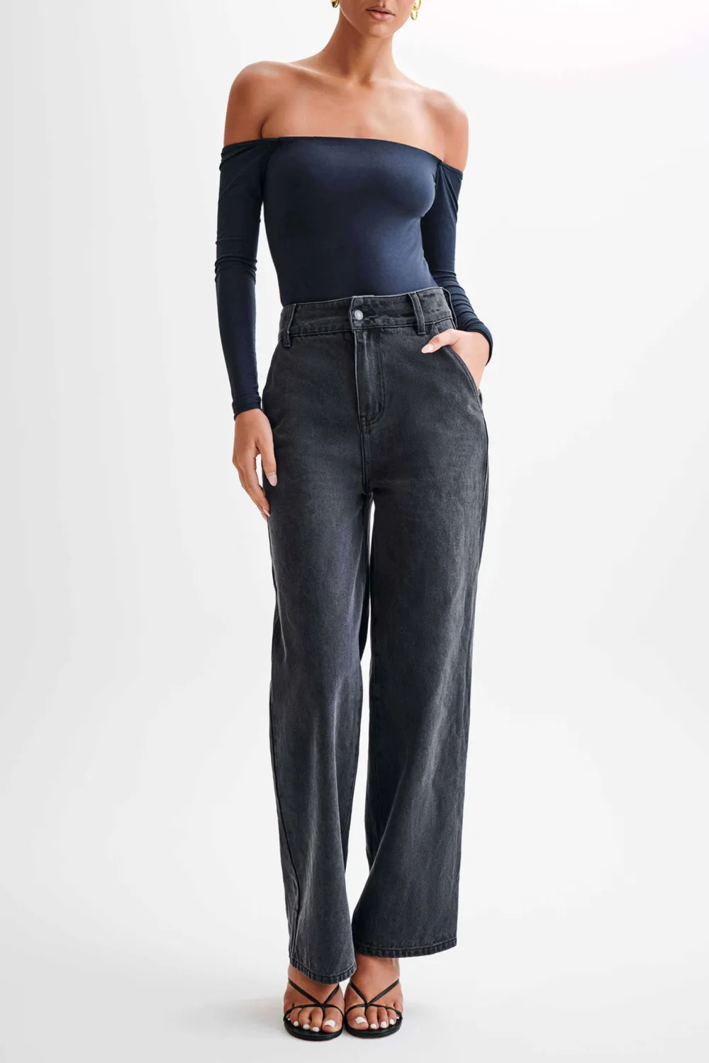 Daily Off Shoulder Long Sleeve Bodysuit