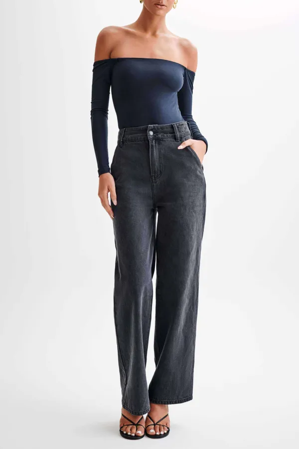 Daily Off Shoulder Long Sleeve Bodysuit