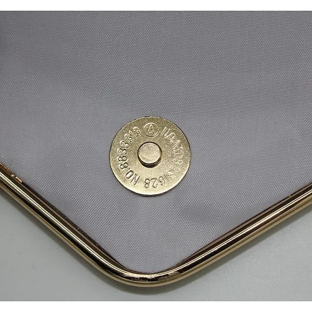 Women's Girls' Clutch Handbag Party / Evening Solid Color Silver Black Gold