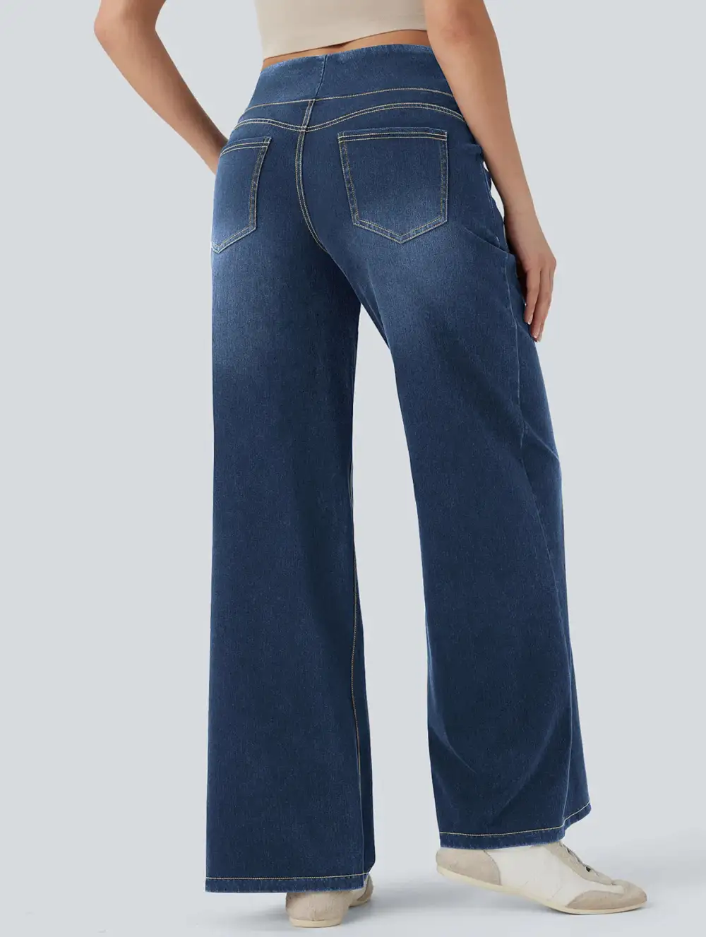 High Waisted Stretch Slim-Fit Jeans