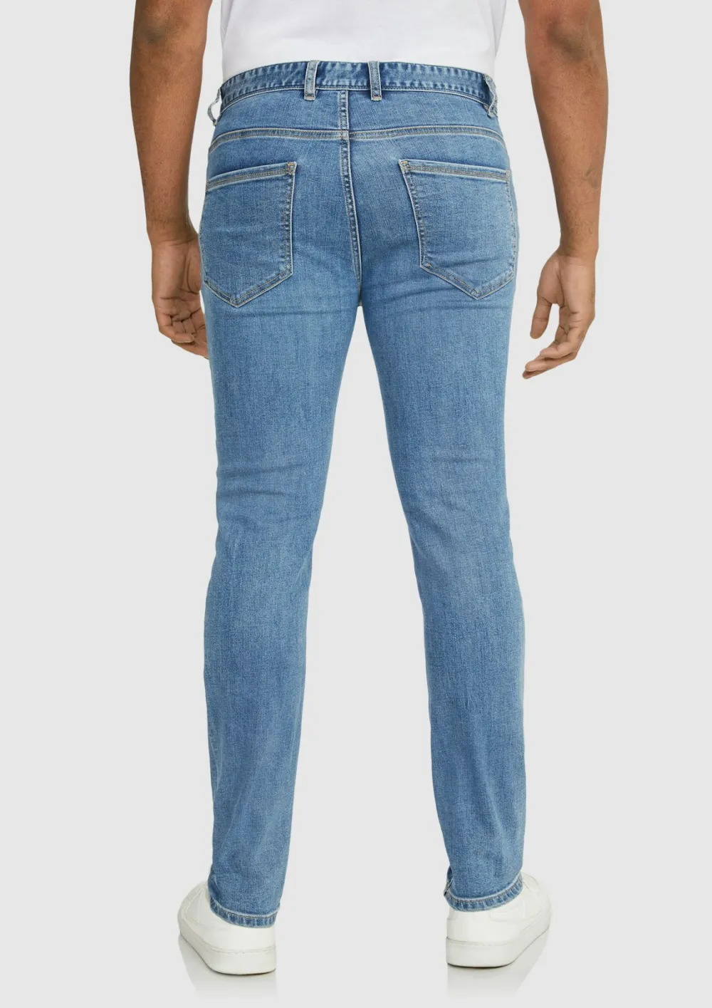 BLACK SUPERFLEX SLIM DENIM