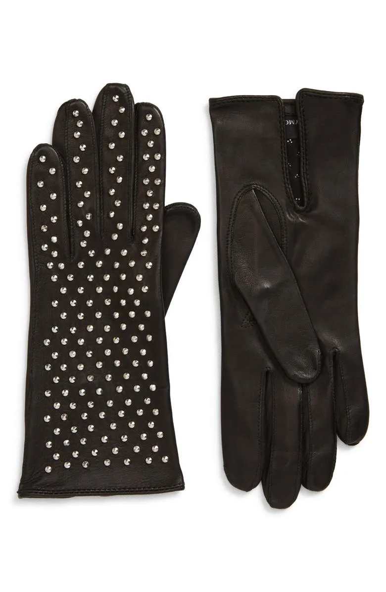 Studded Leather Gloves