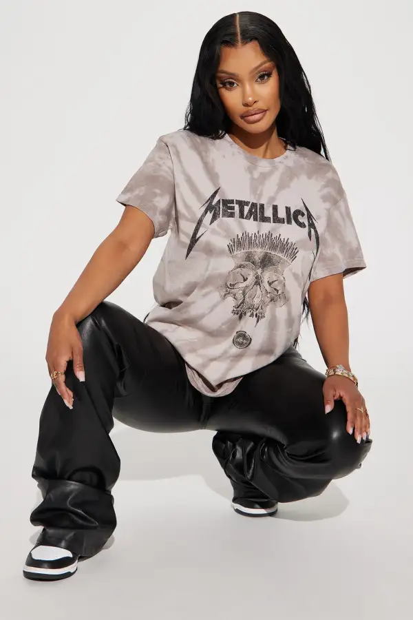 Metallica In Vertigo Graphic Tee - Taupe