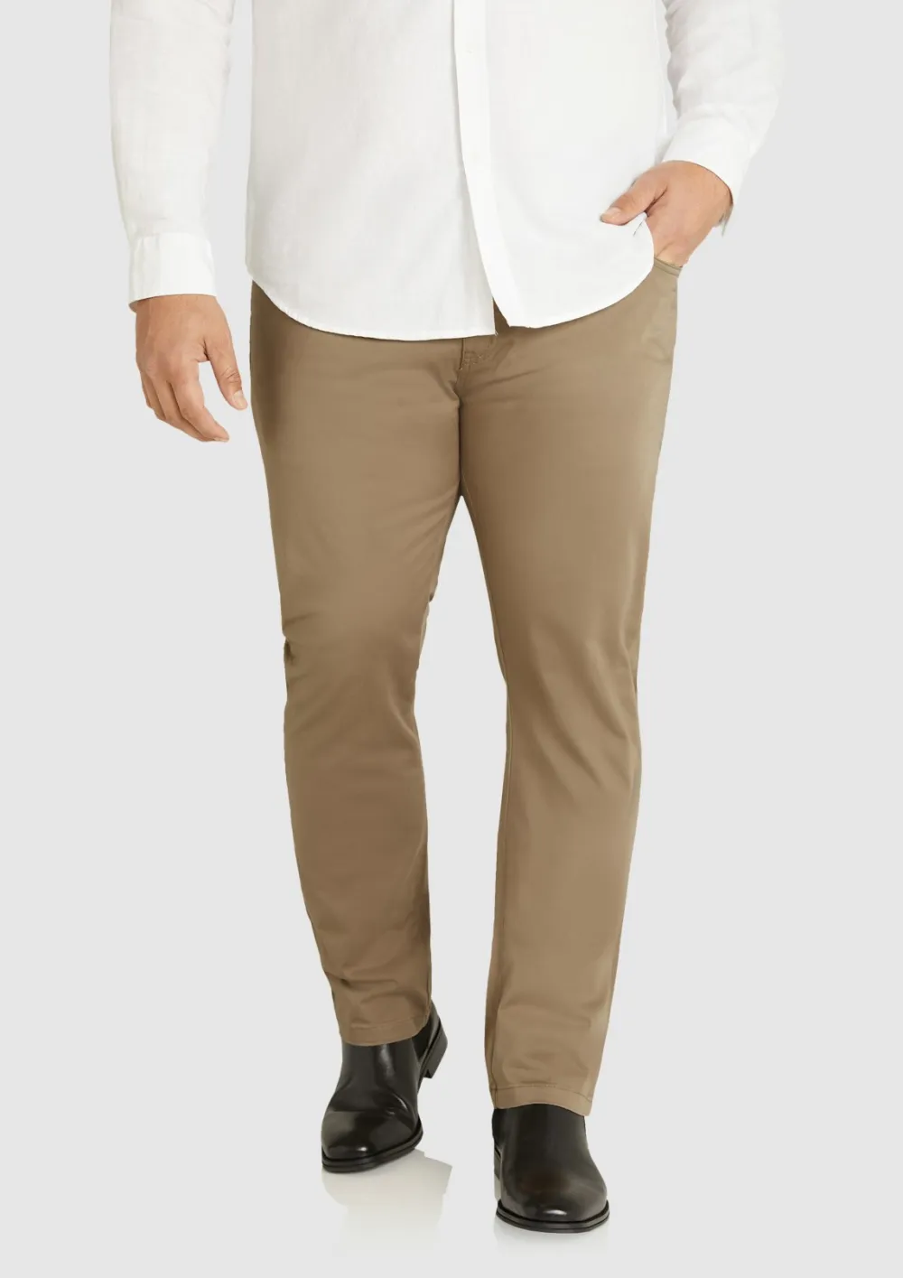 MUSTARD STRETCH CASUAL PANT