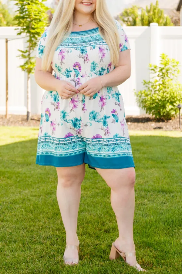 Blue Daily Slim Simple Temperament Jumpsuit