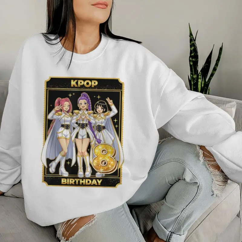 8Th Birthday K-Pop Star Korean Pop Lovers Fans Girls Bday Women Sweatshirt
