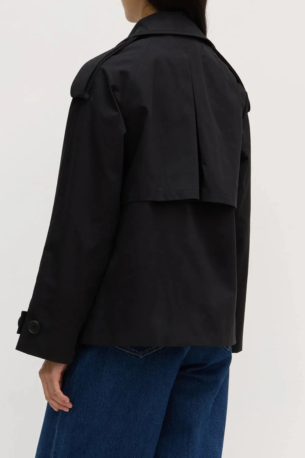 Cotton Off Shoulder Jacket