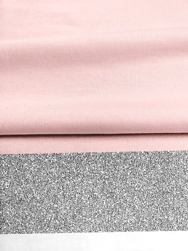 Women's T shirt Tee Color Block Yellow Pink Blue Print Long Sleeve Daily Weekend Vintage Basic Round Neck Regular Fit Fall & Winter