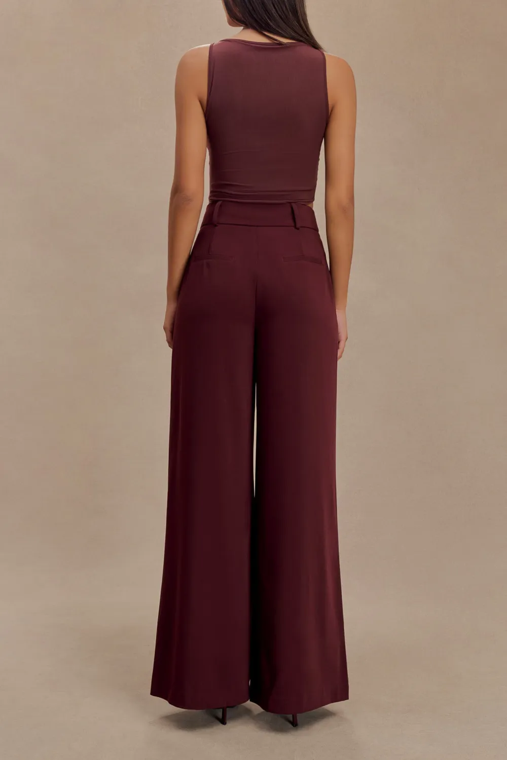 Pleated Wide Leg Loose Pants