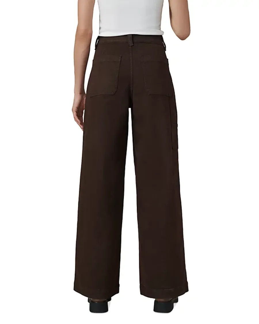 Casual Style High Waist Wide Leg Pants