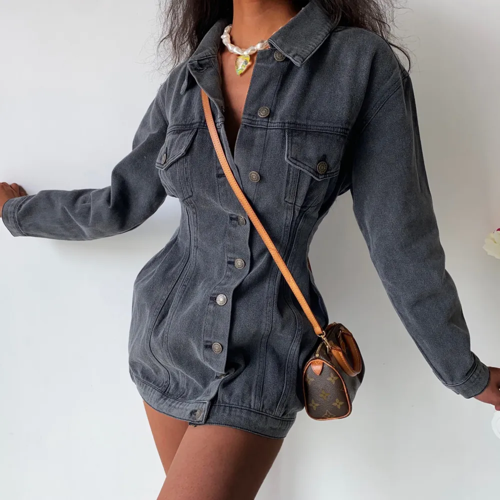 Slim Long Sleeves Denim Dress