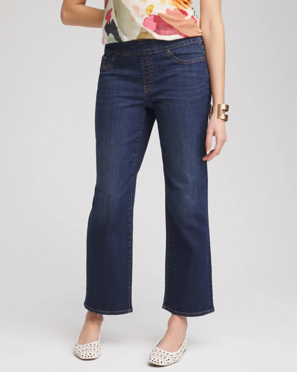 Straight Cropped Jeans