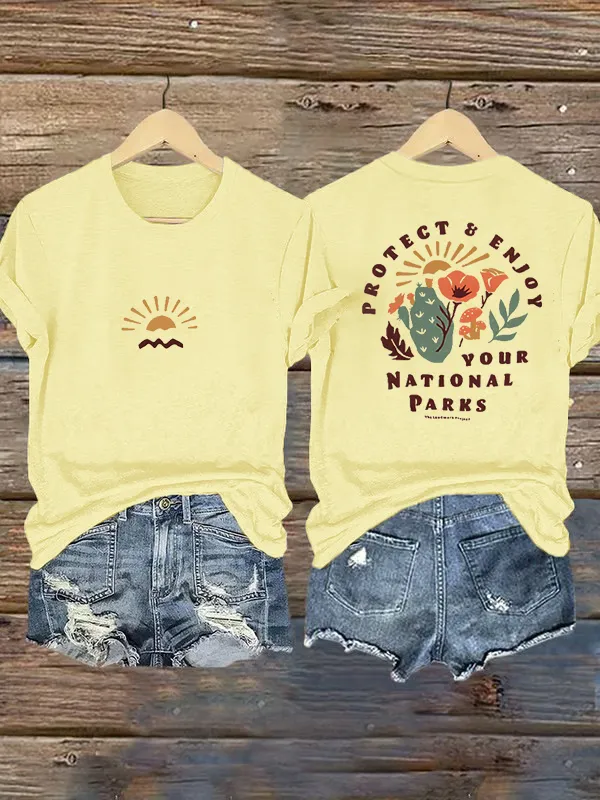 Protect And Enjoy Unisex Short Sleeve Tee