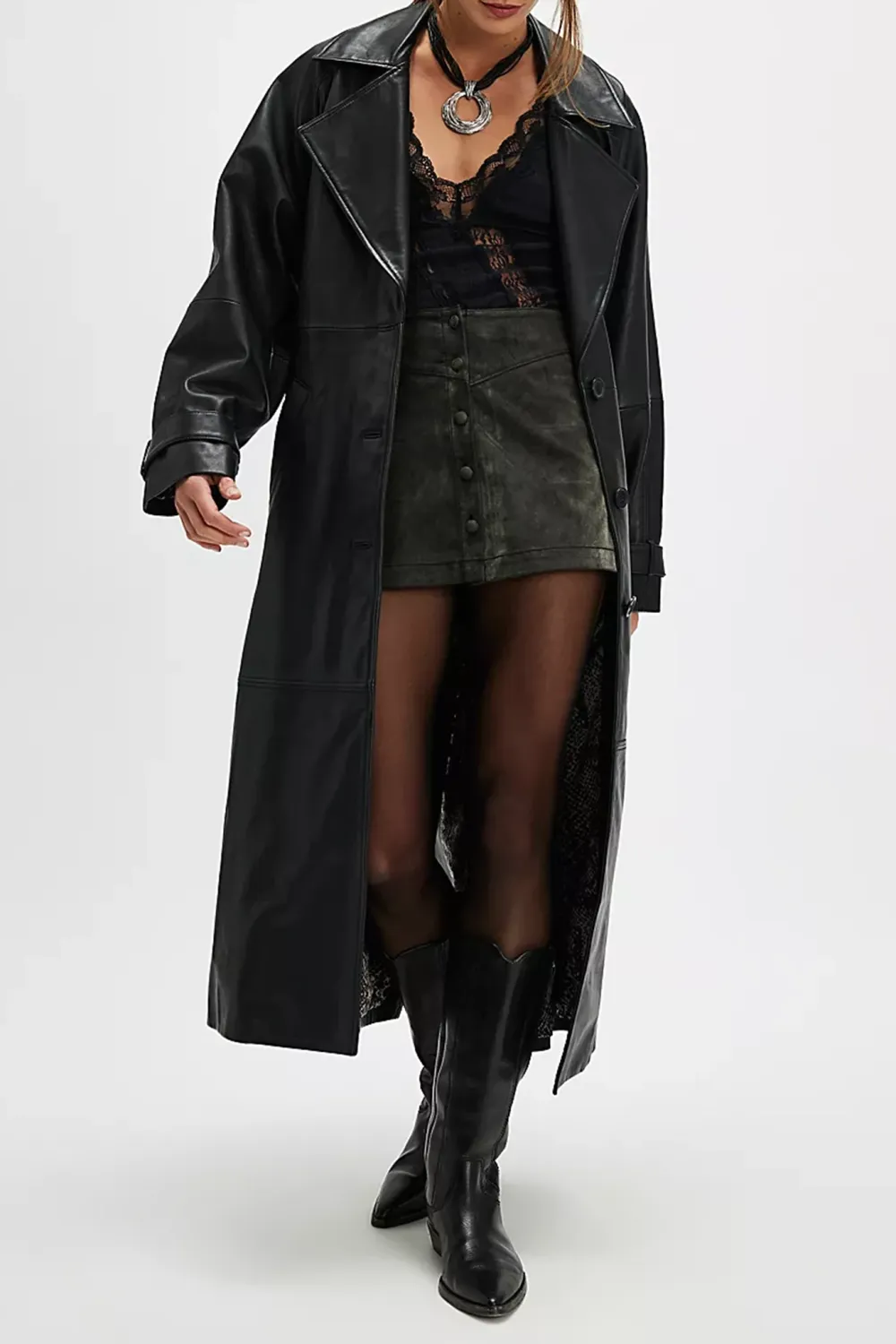 A-Line Hem Mini Skirt