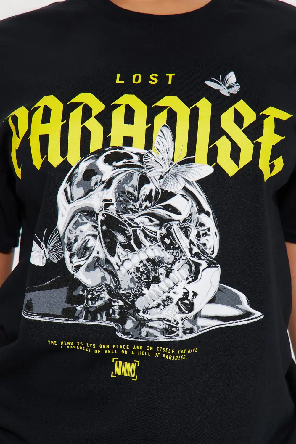 Lost In Paradise Graphic Tshirt - Black
