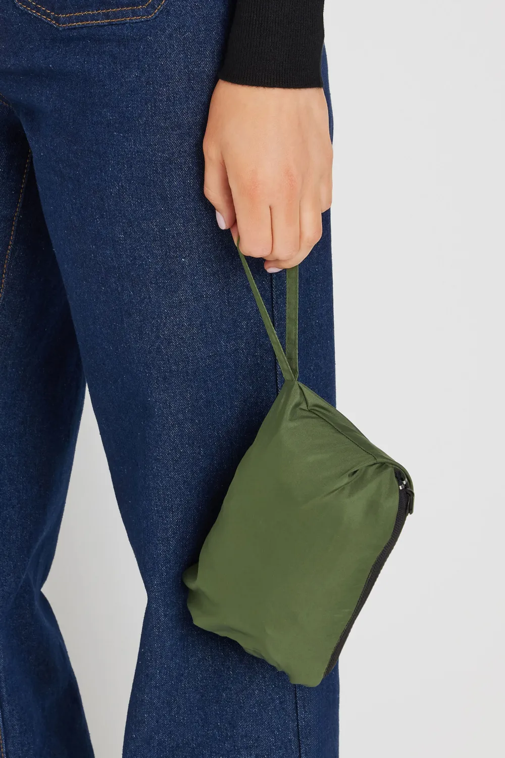 Khaki Green Pocket Hooded Parka