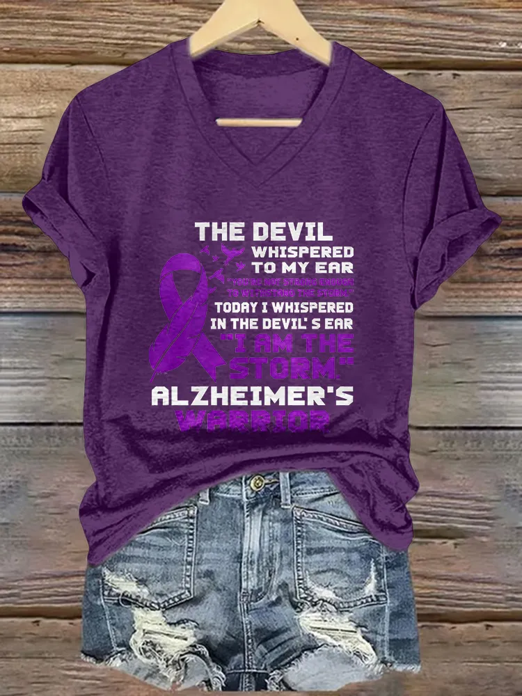 Women'S I Am The Storm V-Neck T-Shirt