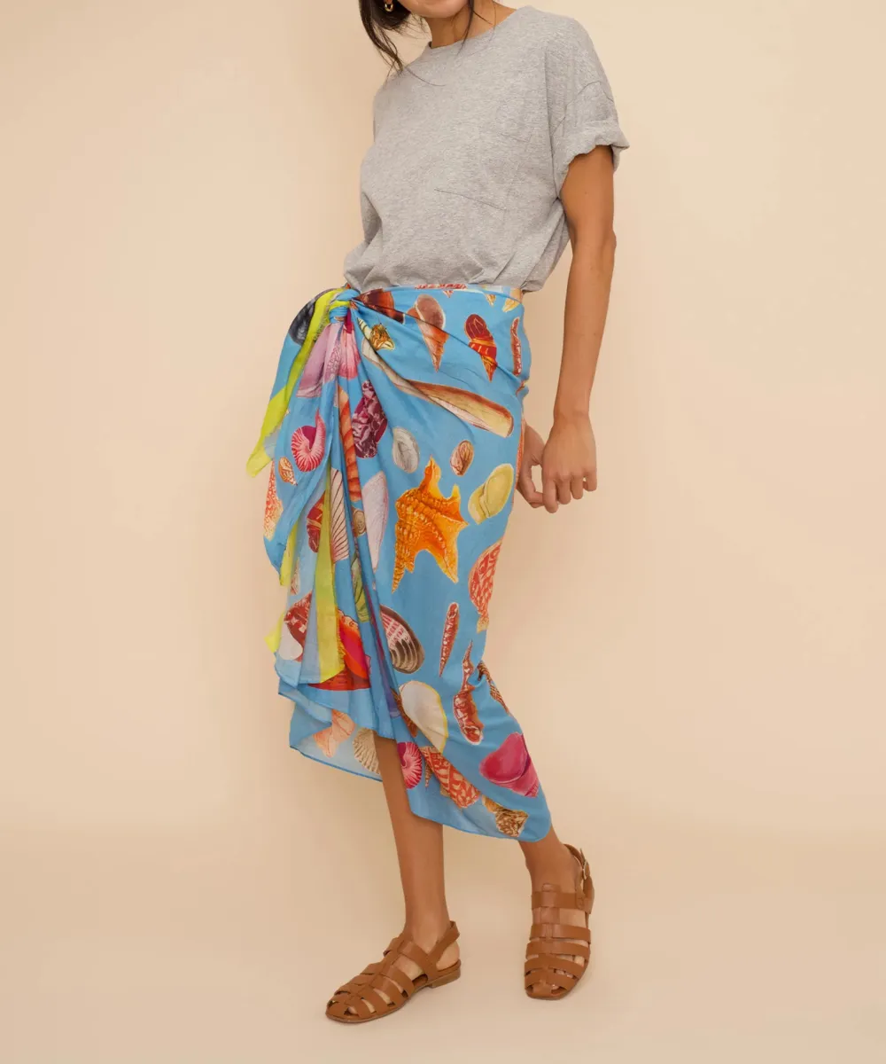 Daily Art Graphic Sea Treasures Wrap