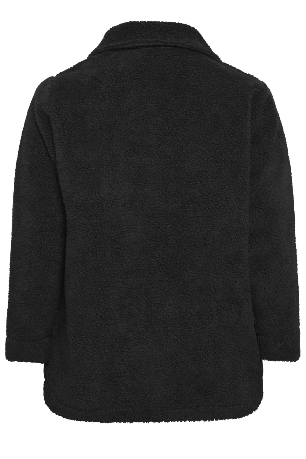 YOURS Curve Black Teddy Fleece Jacket