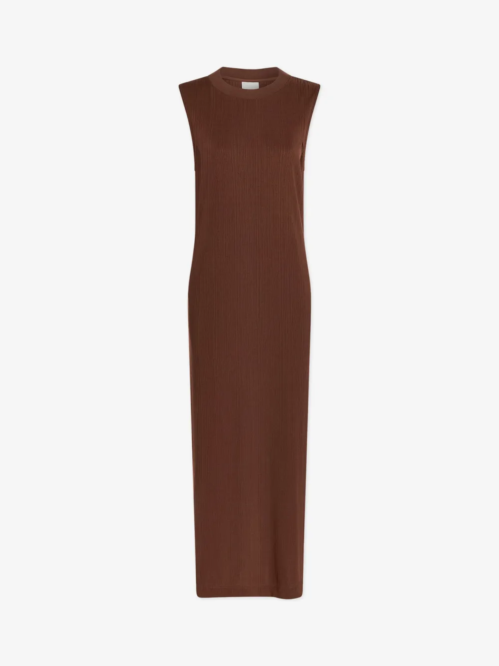 Satin Sleeveless Midi Dress