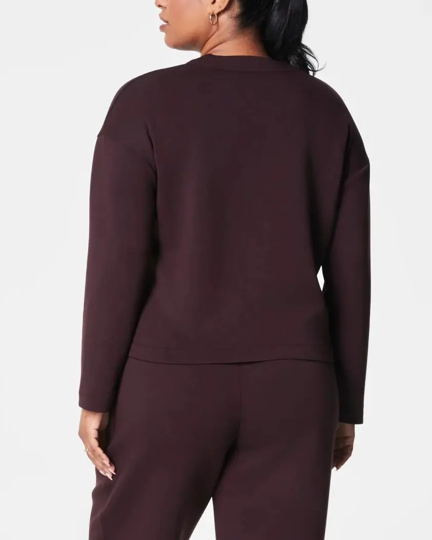 Truffle Brown V-Neck Cardigan