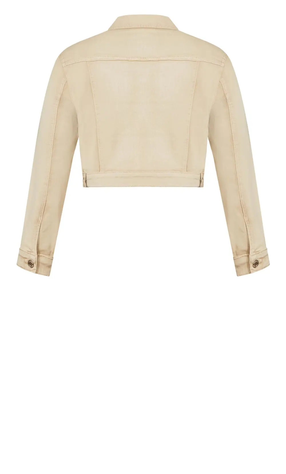 Evans Neutral Ava Denim Jacket