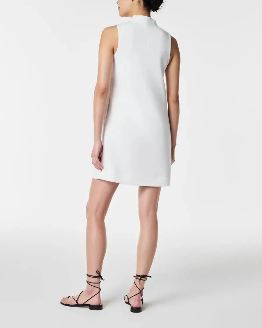 Powder V-Neck Mini Dress