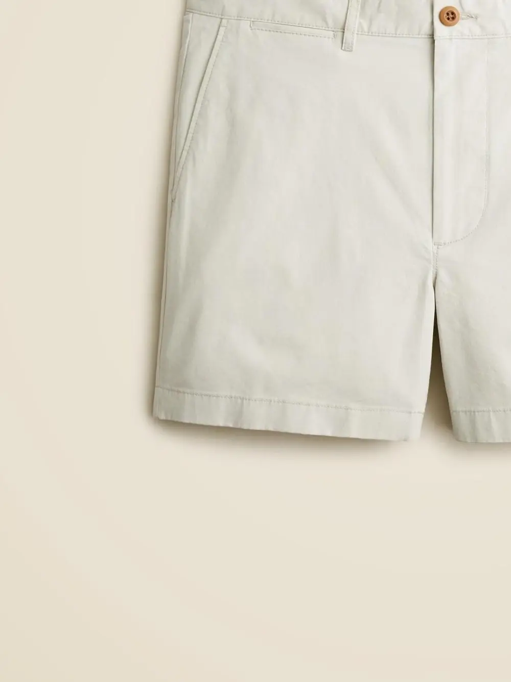 Off White Belt Styled Men's Shorts