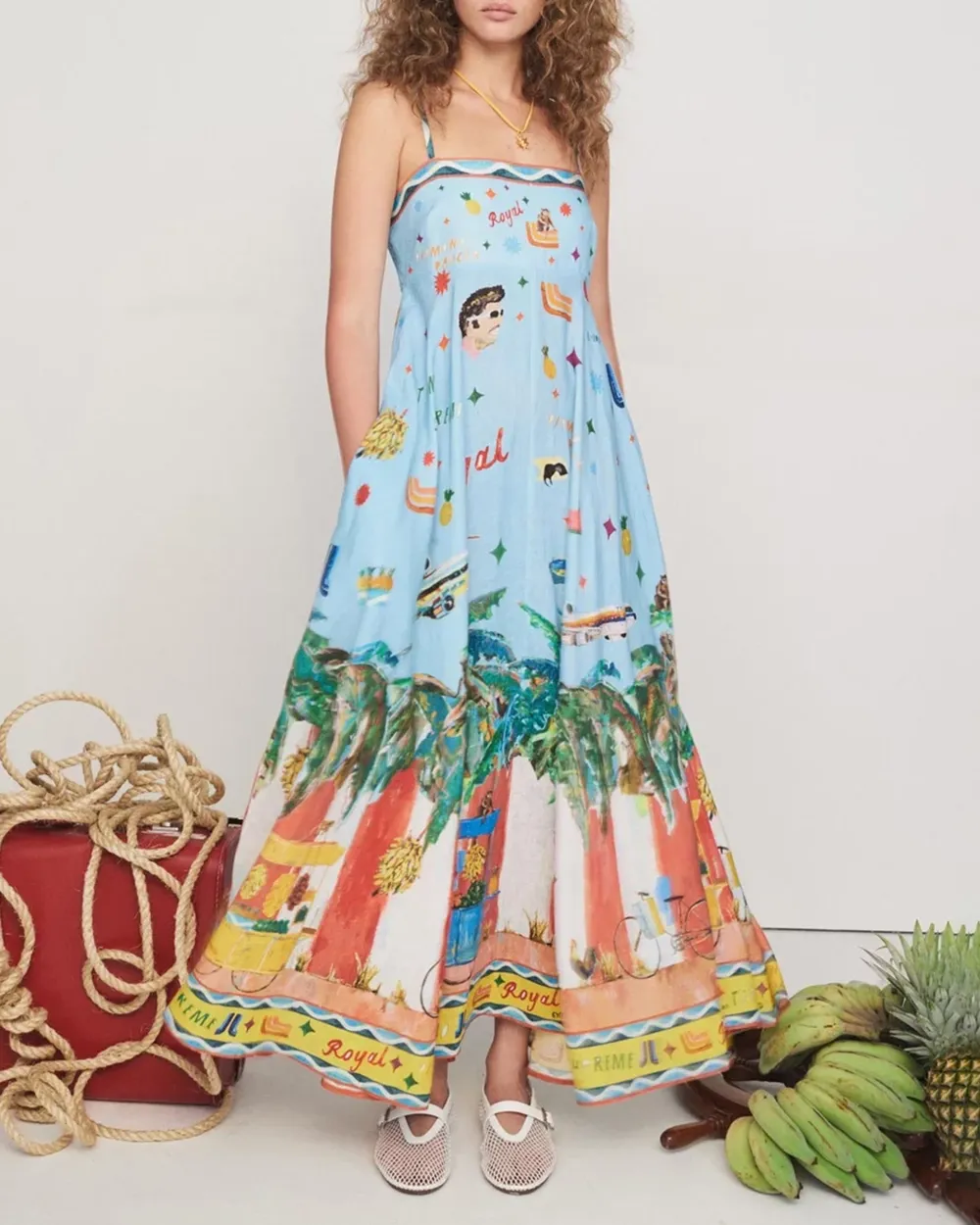 A-Line Maxi Sundress