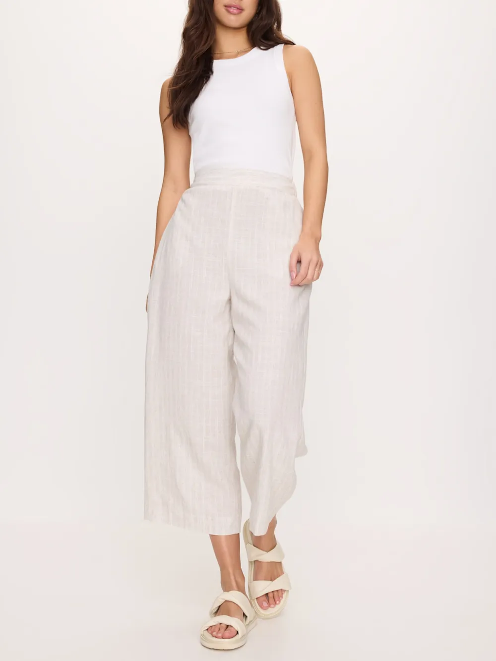 Casual Style Stripe Culotte